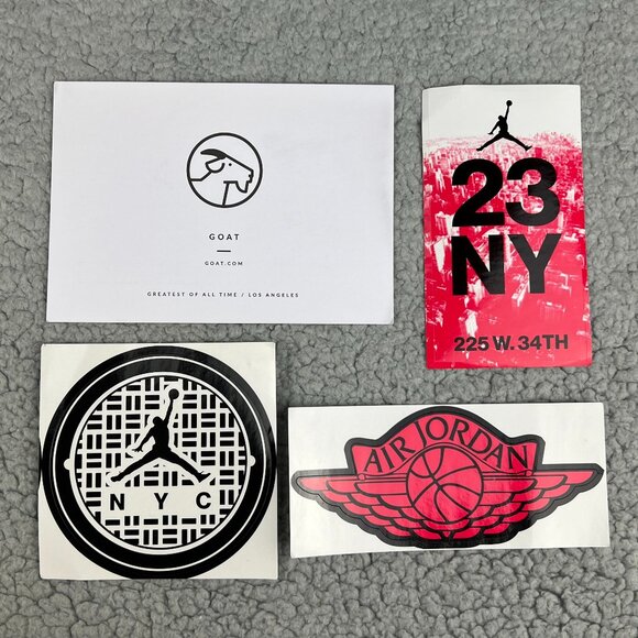 Jordan 1 High Men 8.5 Shoe Black Grey NYC 23NY Nike Air Retro OG 2016 Sneakers 1 - Picture 10 of 12